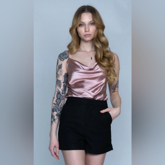 NWT Light Pink Satin Cami - Picture 2 of 7